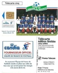 telecarte 5 candia foot 1998 B86499001286036596
