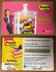 telecarte 15 post it specimen