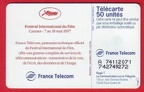 telecarte 50 cannes 1997 A 74112071742749272