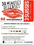 telecarte 30 minutes 3suisses Z00200367586