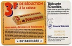 telecarte 50 toblerone 582483233C5A053790