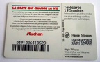 telecarte 120 auchan A9A497352362107586