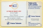 telecarte 120 tour de france 1997 D76101714768697982
