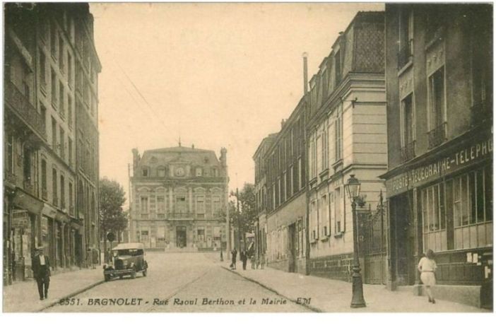 bagnolet la mairie et la poste annees 1900