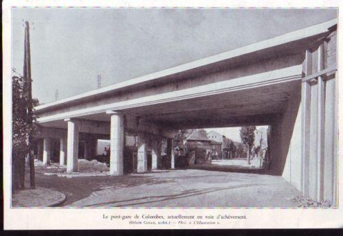 colombes 010 pont gare 1934