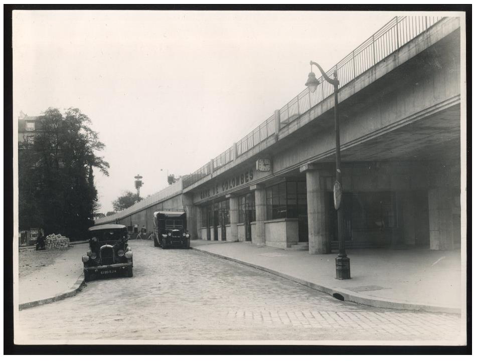 colombes 010 pont gare 1935
