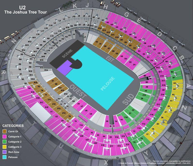 stade de france concert U2 2017