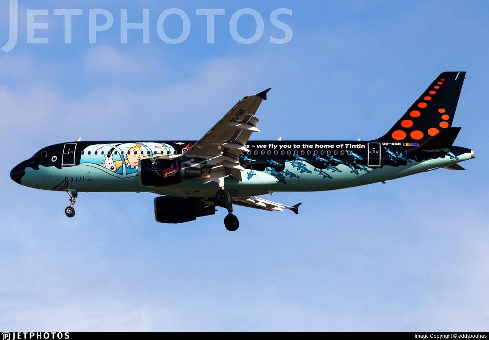 Airbus A320-214 tintin