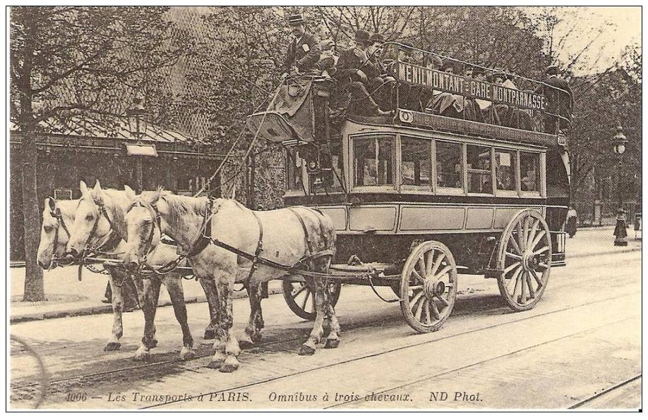 omnibus montparnasse menilmontant 3 chevaux 1208011