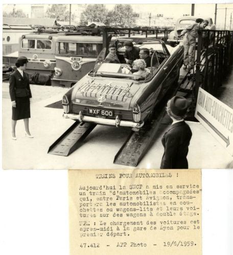 gare paris bercy train auto 1959 gare de lyon