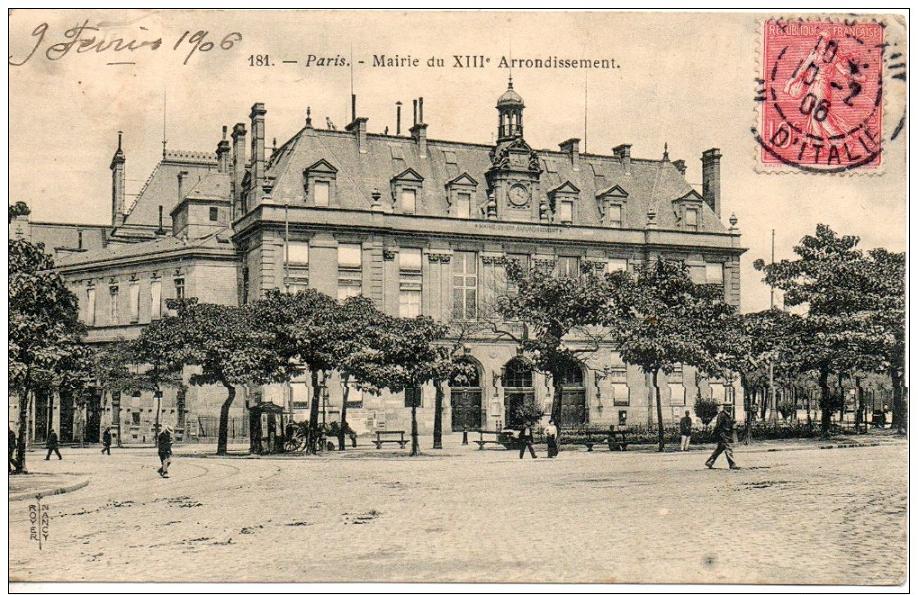 mairie du XIII 1906 385 001