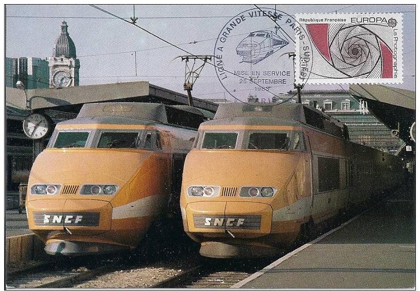 fdc gare de lyon TGV SE Orange 326 001