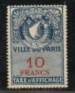 timbre affiches paris 100