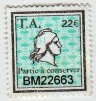 timbre amende 22E BM22663