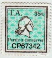 timbre amende 35E CP67342