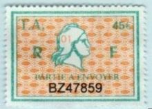 timbre amende 45euro BZ47859