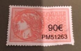timbre amende 90euros
