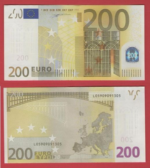 200 euro L05909091305