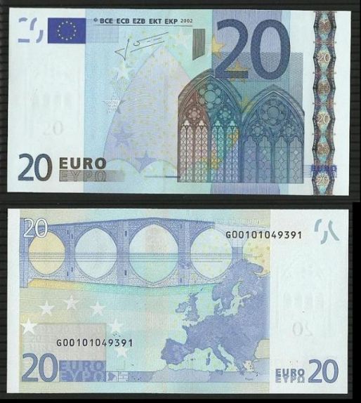 20 euro G00101049391 chypre