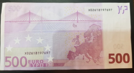 500 euro X02618197697