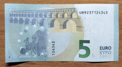 5 euro UB9237124343
