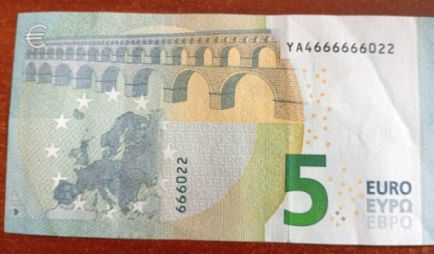 5 euro YA4666666022