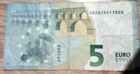 5 euro ZB2628693888