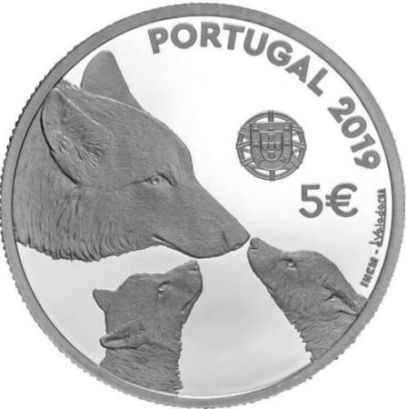 5 euro portugal 2019 loups