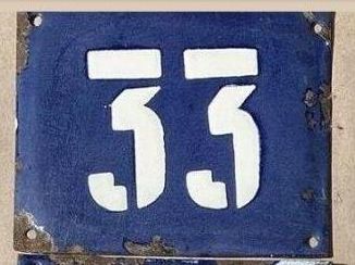 plaque 033 101