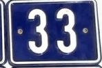 plaque 033 110