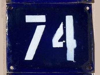 plaque 074 101
