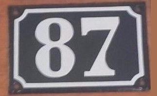 plaque 087 008
