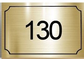 plaque 130 110