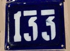 plaque 133 101