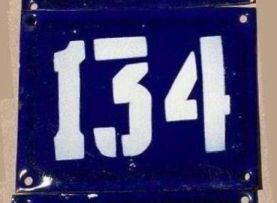 plaque 134 101