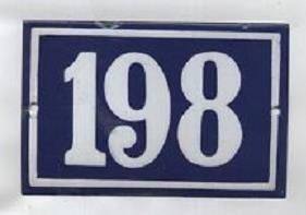 plaque 198 002