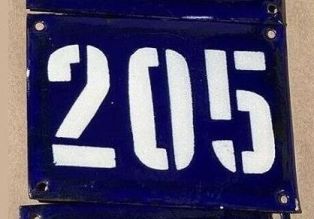 plaque 205 101