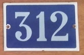 plaque 312 002