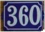 plaque 360 002