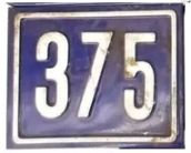 plaque 375 006