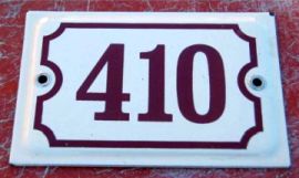 plaque 410 002