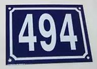 plaque 494 003