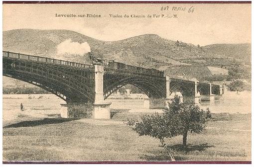 la voulte ancien pont PLM