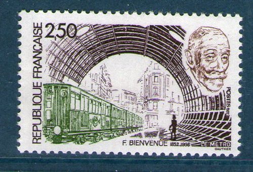 metro 100ans timbre neuf 1308072