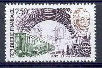 metro 100ans timbre neuf 1308073