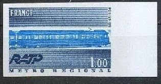 phila ratp 1975 timbre rer non dentele 296 002