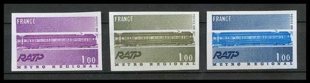 phila ratp 1975 timbre rer non dentele 296 007 variantes b