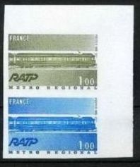 phila ratp 1975 timbre rer non dentele 297 003b