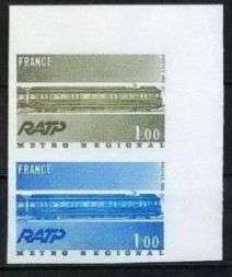 phila ratp 1975 timbre rer non dentele 297 004b
