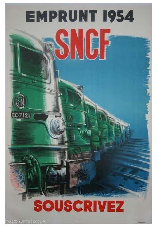 emprunt sncf 1954 profil cc7121